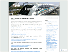 Tablet Screenshot of byggmaglev.se